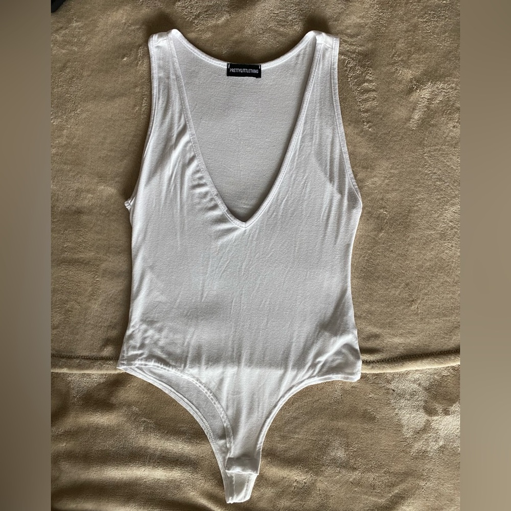 White tank style bodysuit size 2